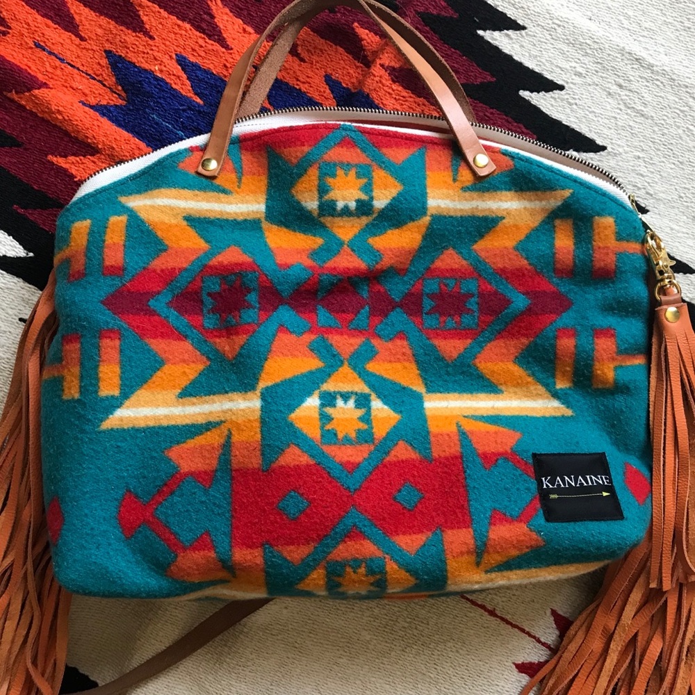 CUSTOM/ONE OF A KIND, Kanaine Pendleton bag